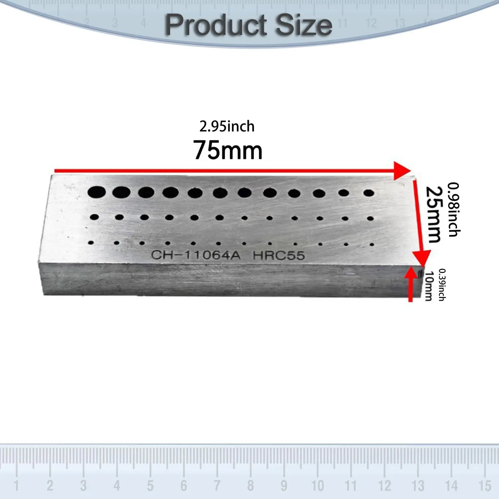 36 Holes Riveting Stake Metalworking Portable Steel Jewelry Making Watchmaker Tool Riveting Staking Block Riveting Anvil Block
36 Holes Riveting Stake Metalworking Portable Steel Jewelry Making Watchmaker Tool Riveting Staking Block Riveting Anvil Block