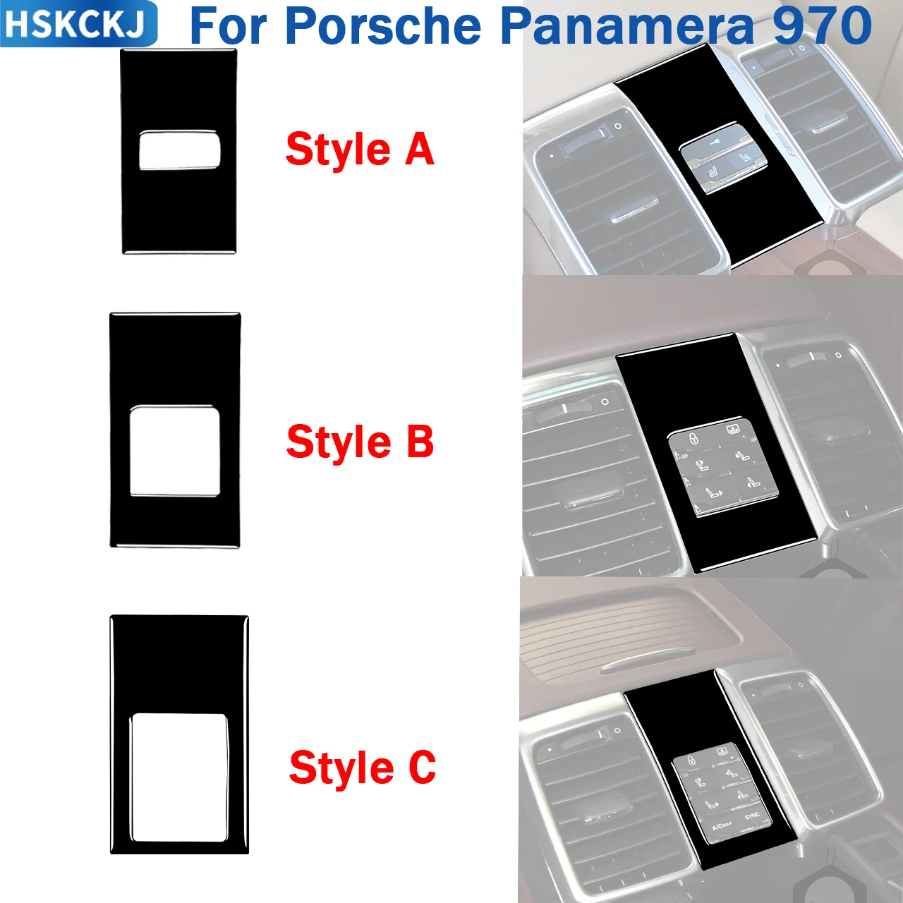 For Porsche Panamera 970 2010-2016 Piano Black Rear Seat Adjustment Trim Panel Decorative Car Interior Accessories Stickers
For Porsche Panamera 970 2010-2016 Piano Black Rear Seat Adjustment Trim Panel Decorative Car Interior Accessories Stickers