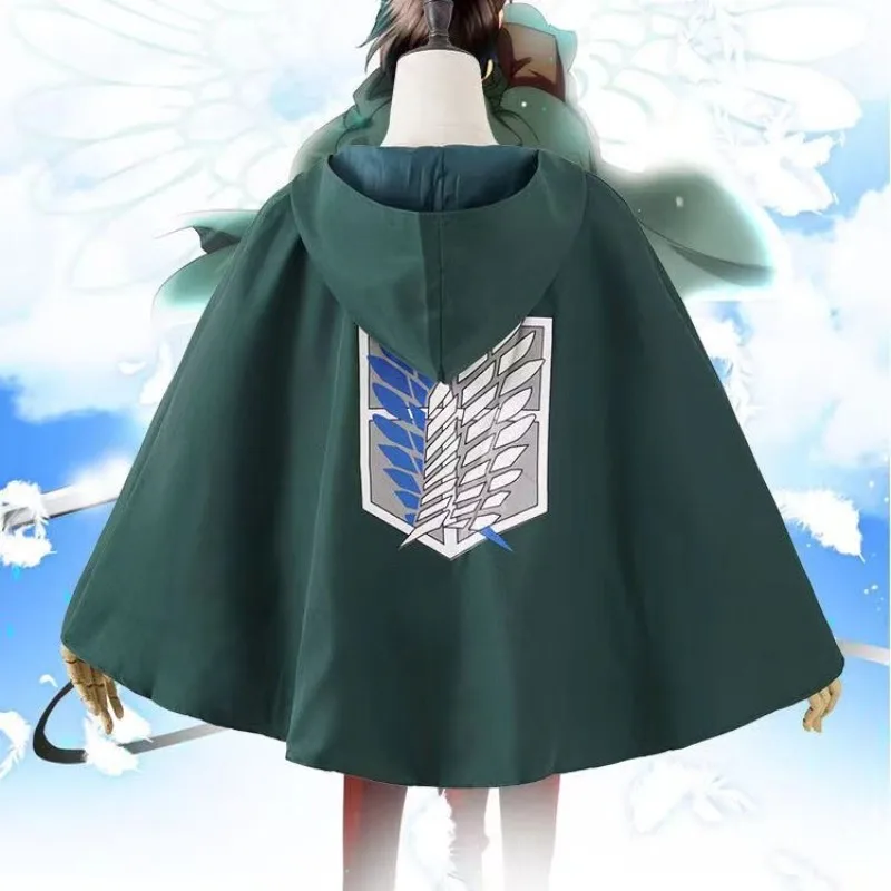 Anime Attack on Titan Eren Mikasa Wings of Freedom Captain Cloak Cartoon Printing Personalized Cosplay Costume Boy COS Gift
Anime Attack on Titan Eren Mikasa Wings of Freedom Captain Cloak Cartoon Printing Personalized Cosplay Costume Boy COS Gift