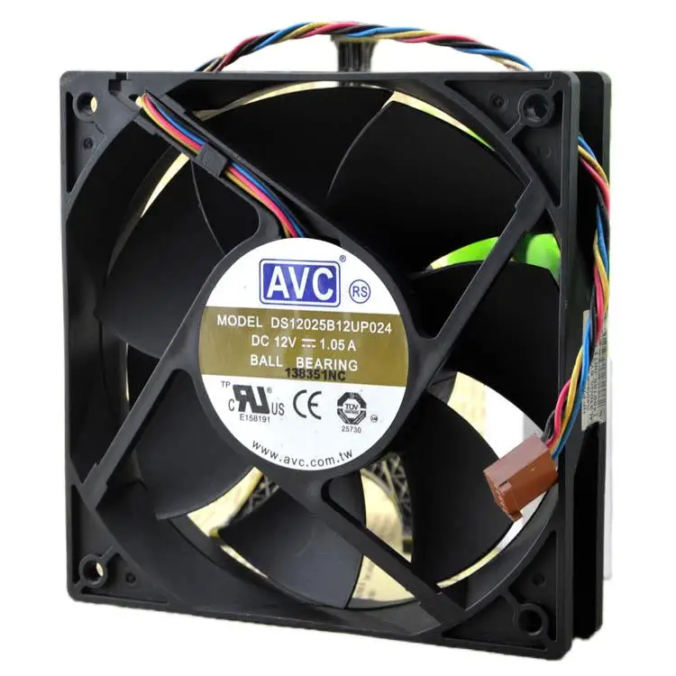 Ультра-большой объем воздуха AVC Ds12025b12up024 12 В 1,05a 12 см 4-проводной скоростной вентилятор ШИМ
Ультра-большой объем воздуха AVC Ds12025b12up024 12 В 1,05a 12 см 4-проводной скоростной вентилятор ШИМ