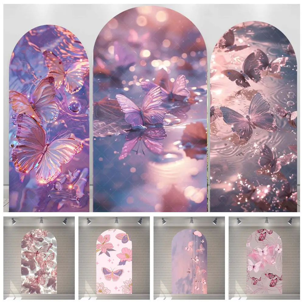 Pink Purple Butterfly Flowers Adult Girls Kids Birthday Party Arch Backdrop Custom Photography Baby Room Poster Decor Background
Pink Purple Butterfly Flowers Adult Girls Kids Birthday Party Arch Backdrop Custom Photography Baby Room Poster Decor Background