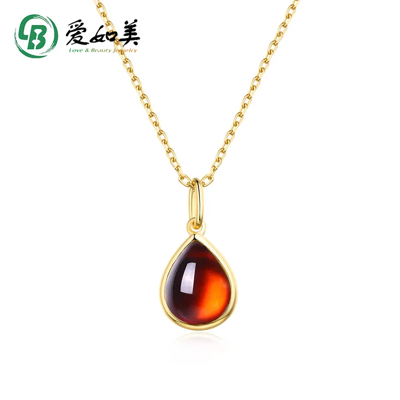 Sweet Droplet 18K Gold PT950 Platinum and Gold Plated 7-Layer Pendant for Girls, Garnet Necklace
Sweet Droplet 18K Gold PT950 Platinum and Gold Plated 7-Layer Pendant for Girls, Garnet Necklace