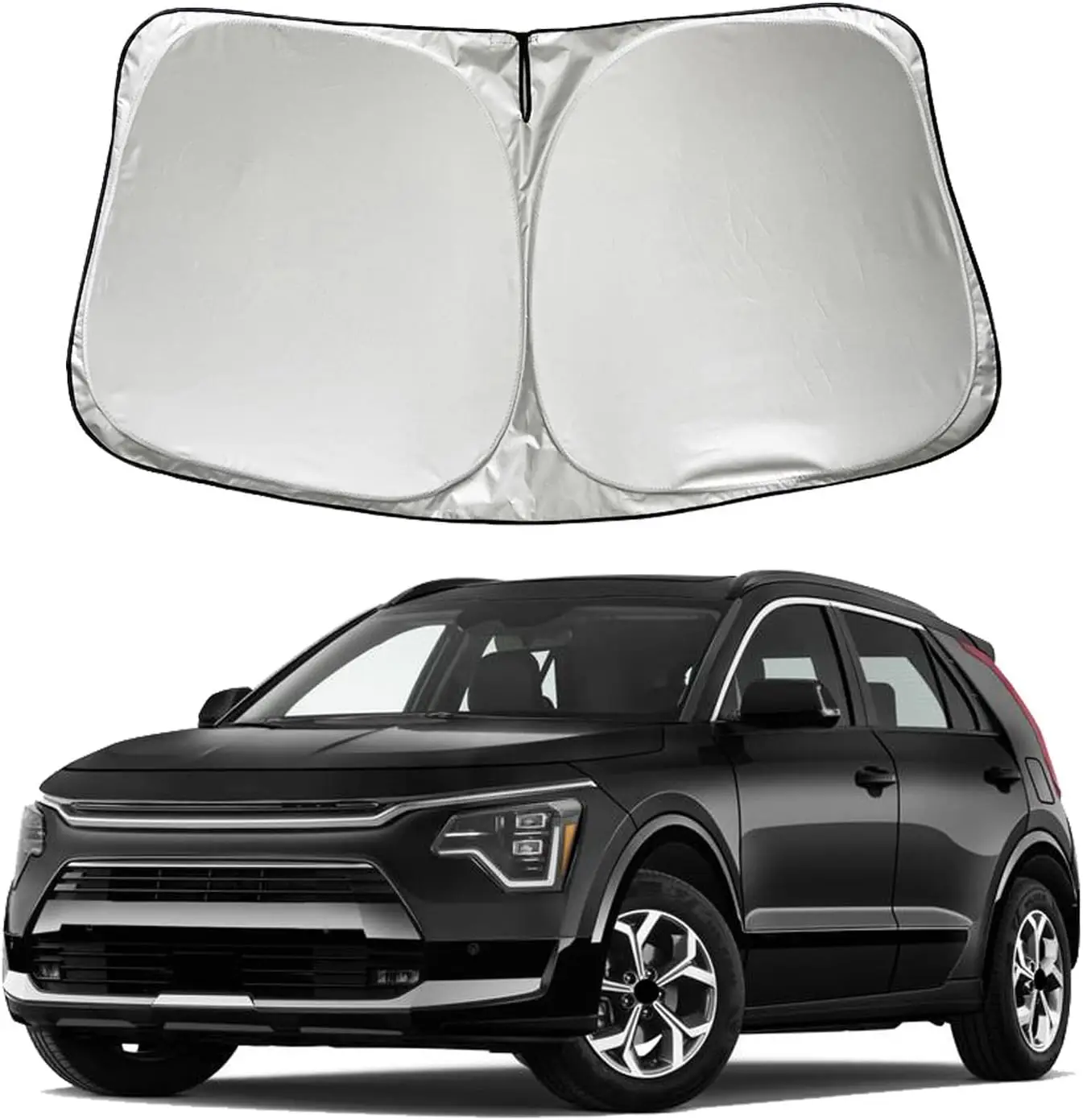 Car Windshield Sun Shade for Kia NIRO 2017-2026 - Foldable Front Window
Car Windshield Sun Shade for Kia NIRO 2017-2026 - Foldable Front Window