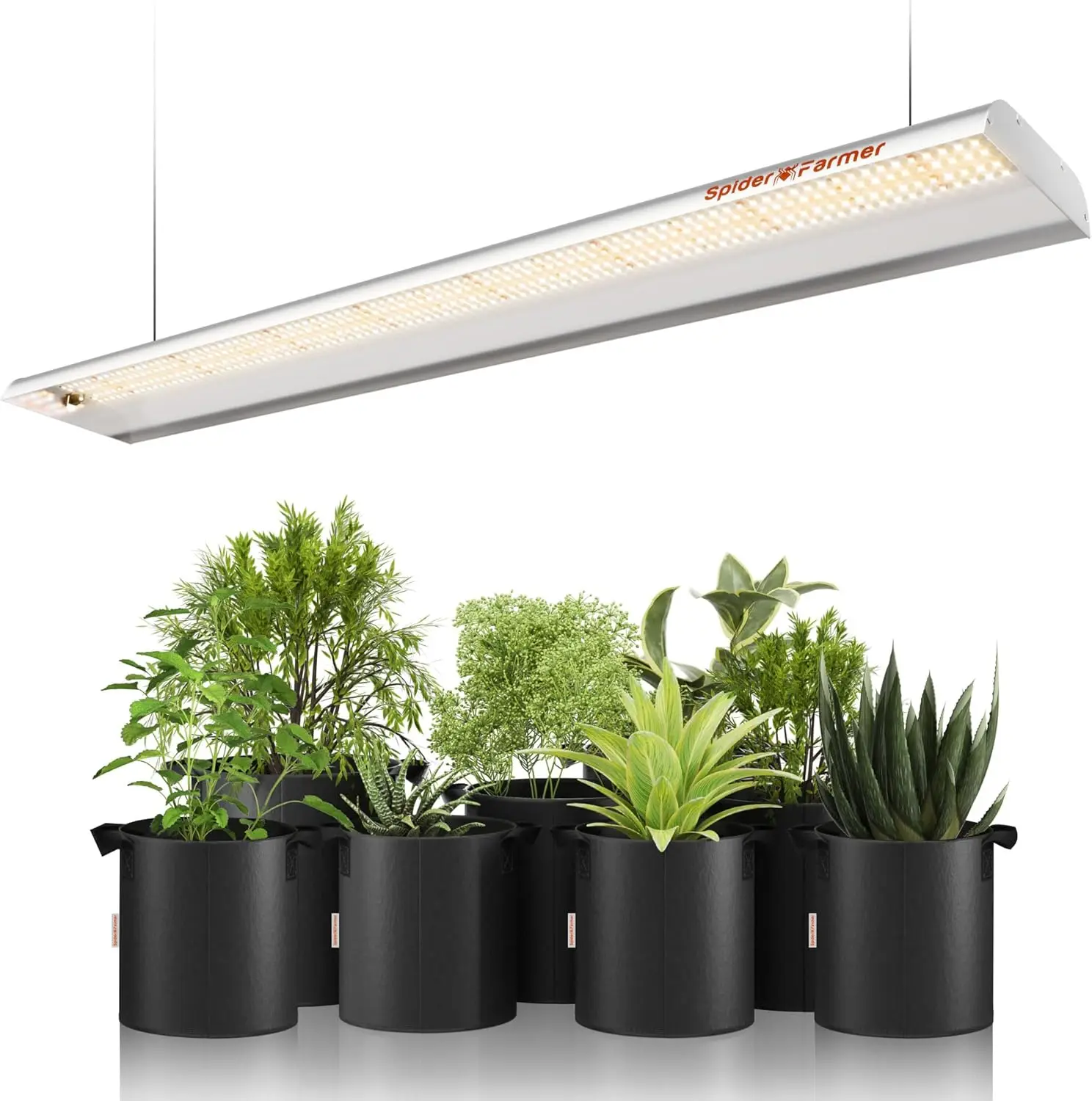 SF600 LED Grow Light for Indoor Plants, Full Spectrum, Energy Efficient with 384 Diodes and 2x4 ft Coverage
SF600 LED Grow Light for Indoor Plants, Full Spectrum, Energy Efficient with 384 Diodes and 2x4 ft Coverage