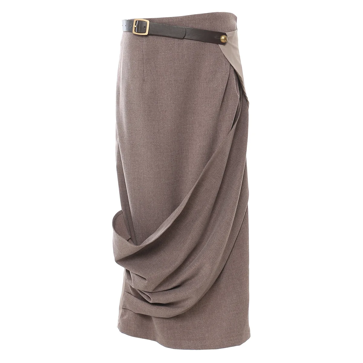 Asymmetrical Skirt Belt Women Elegant Evening Celebrity Night Out Luxury Long Pleated Skirts Split Color Contrast Stitching Chic
Asymmetrical Skirt Belt Women Elegant Evening Celebrity Night Out Luxury Long Pleated Skirts Split Color Contrast Stitching Chic