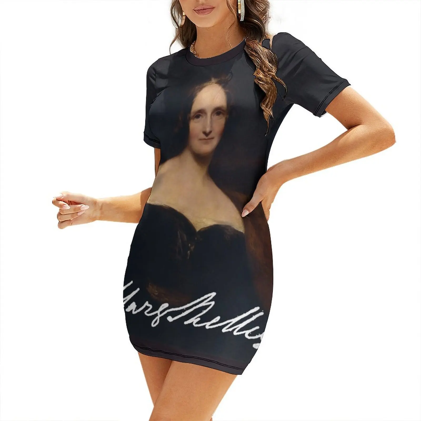Mary Wollstonecraft Shelley - Romantic writer Short Sleeved Dress Aesthetic clothing women's evening dresses
Mary Wollstonecraft Shelley - Romantic writer Short Sleeved Dress Aesthetic clothing women's evening dresses