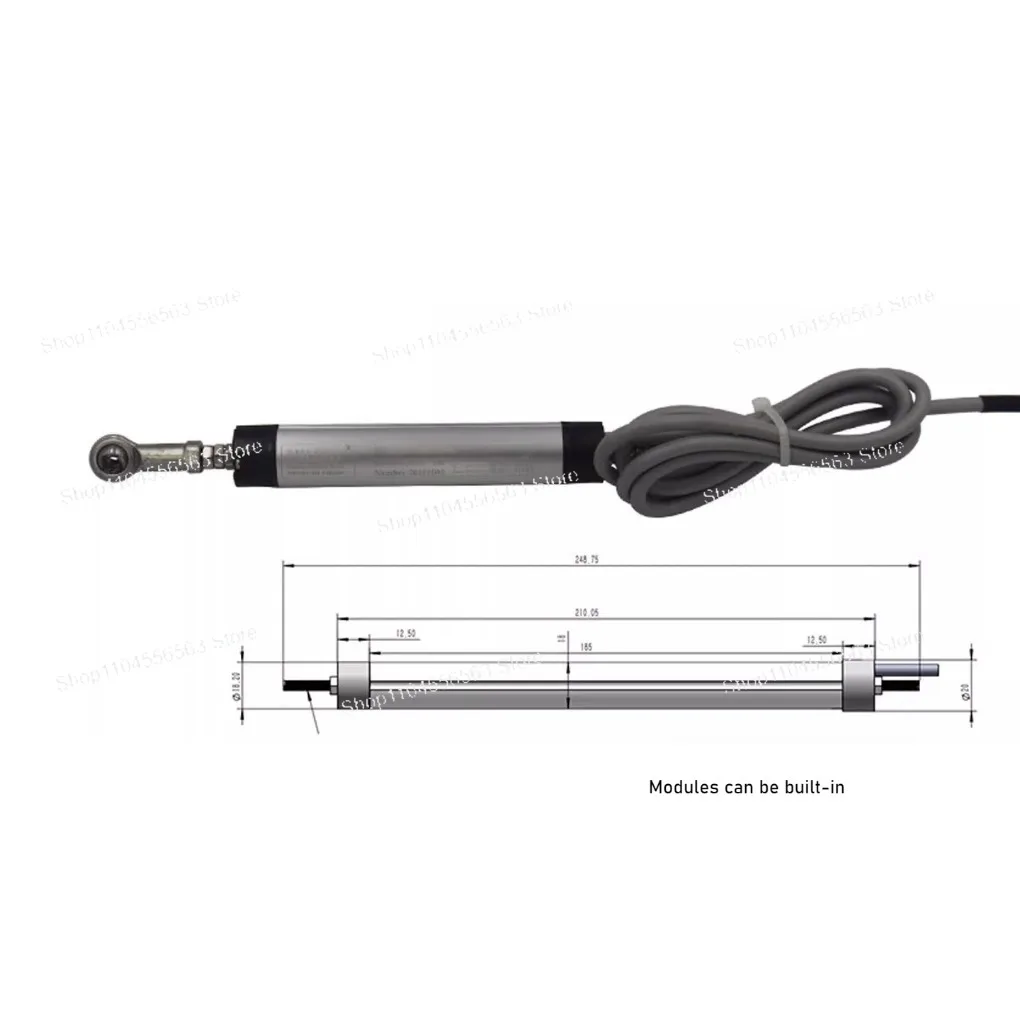 High Precision Linear Displacement Sensor Potentiometer 50-300mm for Injection Molding Machine, Pre-stressed Electronic Ruler
High Precision Linear Displacement Sensor Potentiometer 50-300mm for Injection Molding Machine, Pre-stressed Electronic Ruler