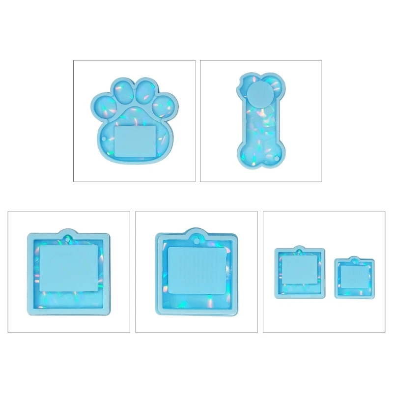 517F Light Shadow Ornaments Resin Casting Silicone Mold Pet Photo Frame Tags Decorative Pendant Jewelry Mold for DIY Crafts
517F Light Shadow Ornaments Resin Casting Silicone Mold Pet Photo Frame Tags Decorative Pendant Jewelry Mold for DIY Crafts