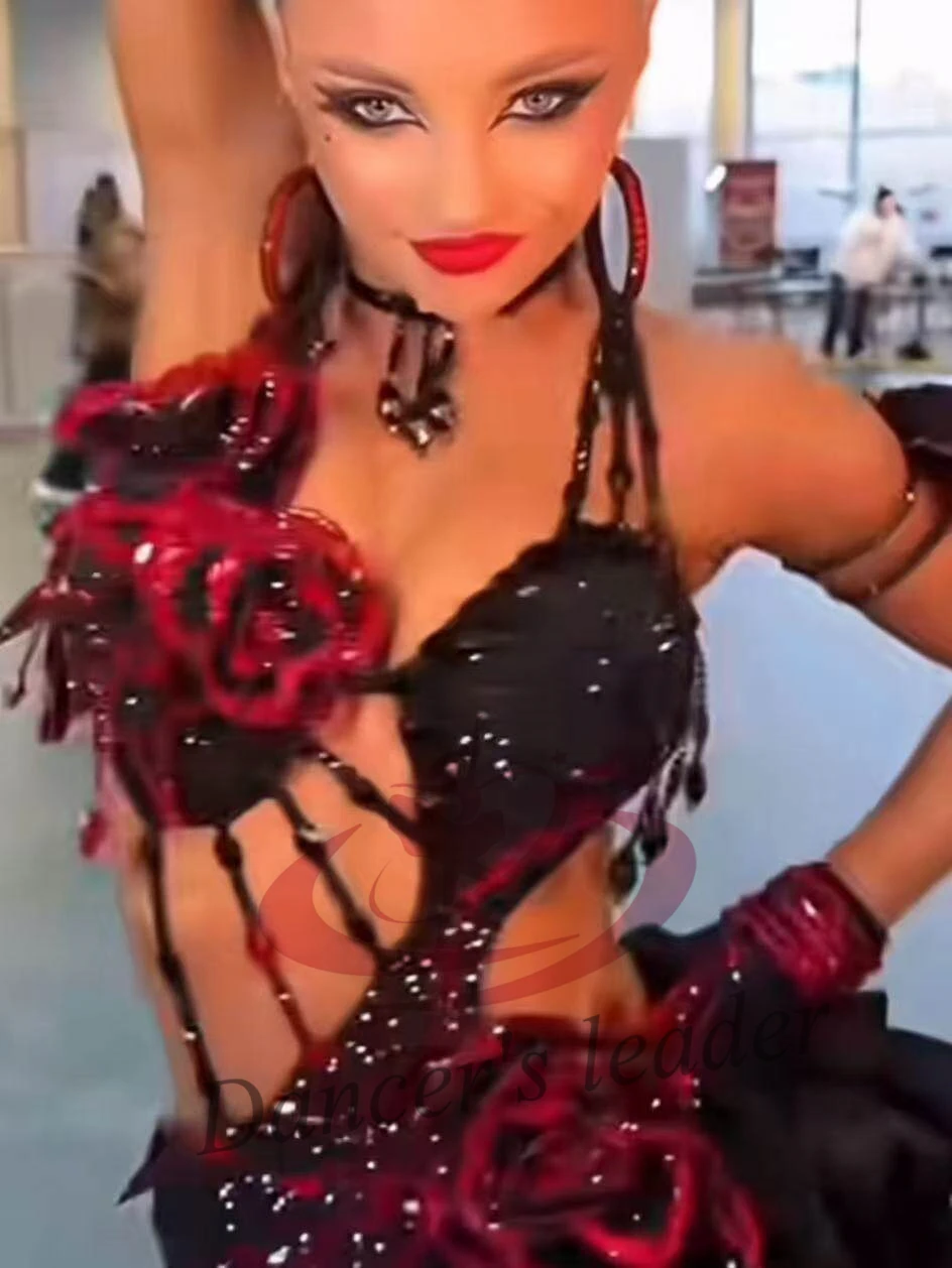 Latin Dance Adult Children's Dress AB Stone High-End Custom Rose Fish Bone Wave Tango Tango Women's Clothing
Latin Dance Adult Children's Dress AB Stone High-End Custom Rose Fish Bone Wave Tango Tango Women's Clothing