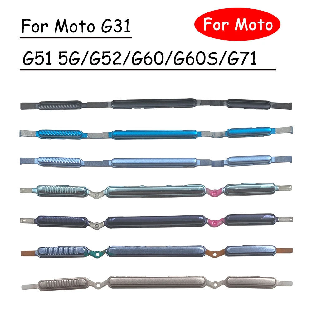 NEW Side Volume Button + Power ON / OFF Buttton Key Set Replacement Part For Motorola Moto G31 G41 G51 5G G52 G60 G60s G71
NEW Side Volume Button + Power ON / OFF Buttton Key Set Replacement Part For Motorola Moto G31 G41 G51 5G G52 G60 G60s G71