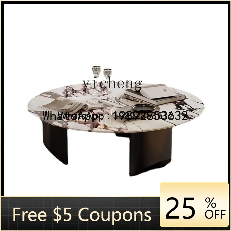 T2-25Minimalist Living Room Home Natural Marble Luxury Stone round Tea Table
T2-25Minimalist Living Room Home Natural Marble Luxury Stone round Tea Table
