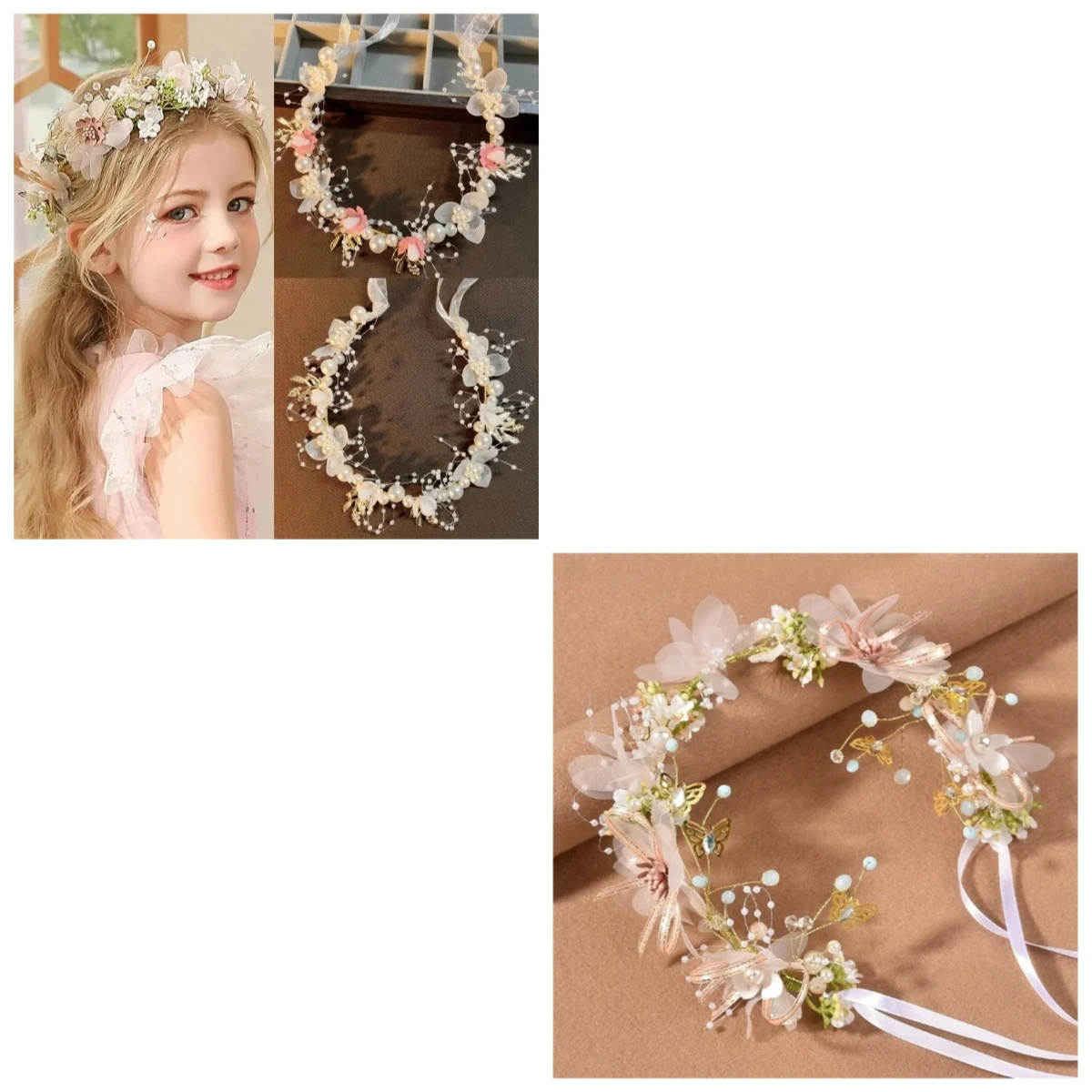 Elegant Imitation Pearl Flower Headband Elegant Baby Girl Wedding Headdress Bride Garland Head Hoop Korean Style 도매 Льготы
Elegant Imitation Pearl Flower Headband Elegant Baby Girl Wedding Headdress Bride Garland Head Hoop Korean Style 도매 Льготы