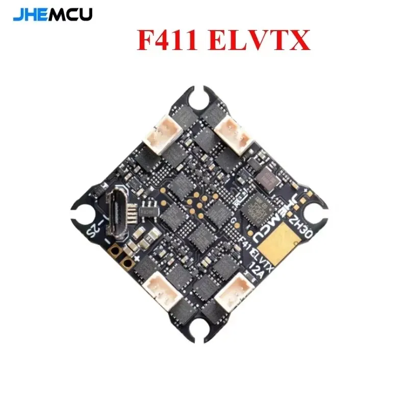 JHEMCU F411 ELVTX Flight Controller with 5V BEC ELRS Receiver IMU ICM42688-P 25.5x25.5mm for Betaflight RC Drone FPV Racing
JHEMCU F411 ELVTX Flight Controller with 5V BEC ELRS Receiver IMU ICM42688-P 25.5x25.5mm for Betaflight RC Drone FPV Racing