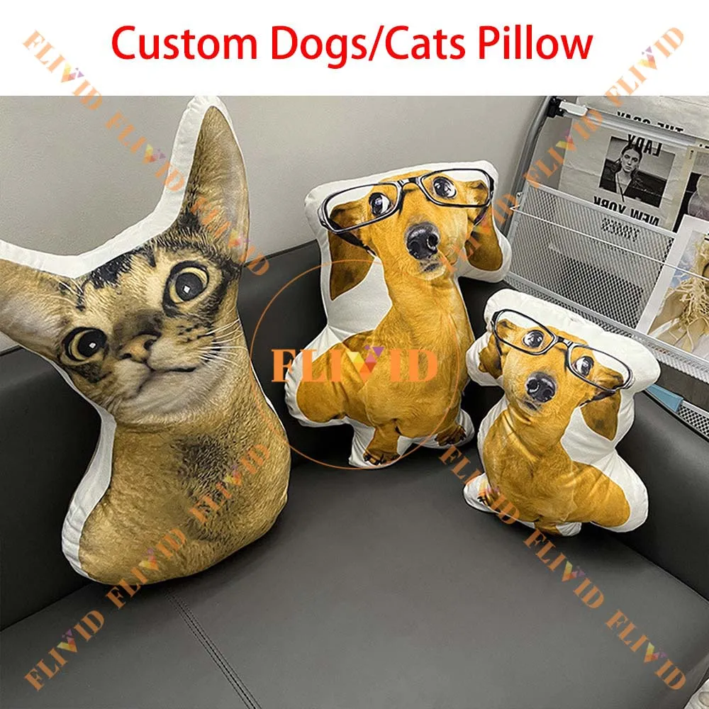 Customized 3D Pet Dog/Cat Pillow,Custom Dogs Cats Animals Shape Pillows,Personalized Animals Face Head Photo Portrait Pillow
Customized 3D Pet Dog/Cat Pillow,Custom Dogs Cats Animals Shape Pillows,Personalized Animals Face Head Photo Portrait Pillow