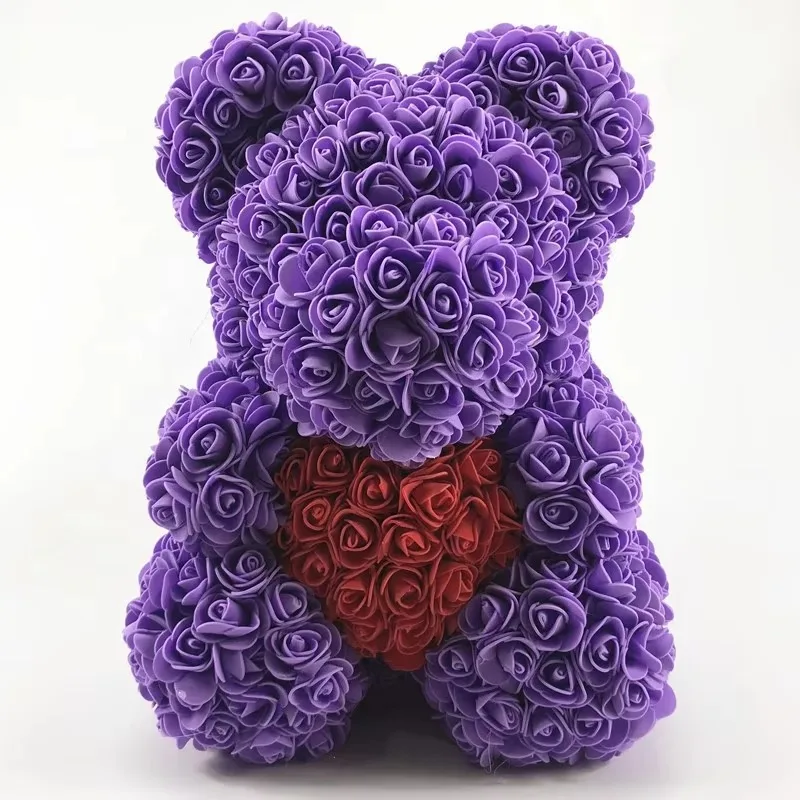 Eternal gift, Christmas heart-shaped teddy bear flower rose bear, with gift box, special for Valentine's Day.
Eternal gift, Christmas heart-shaped teddy bear flower rose bear, with gift box, special for Valentine's Day.