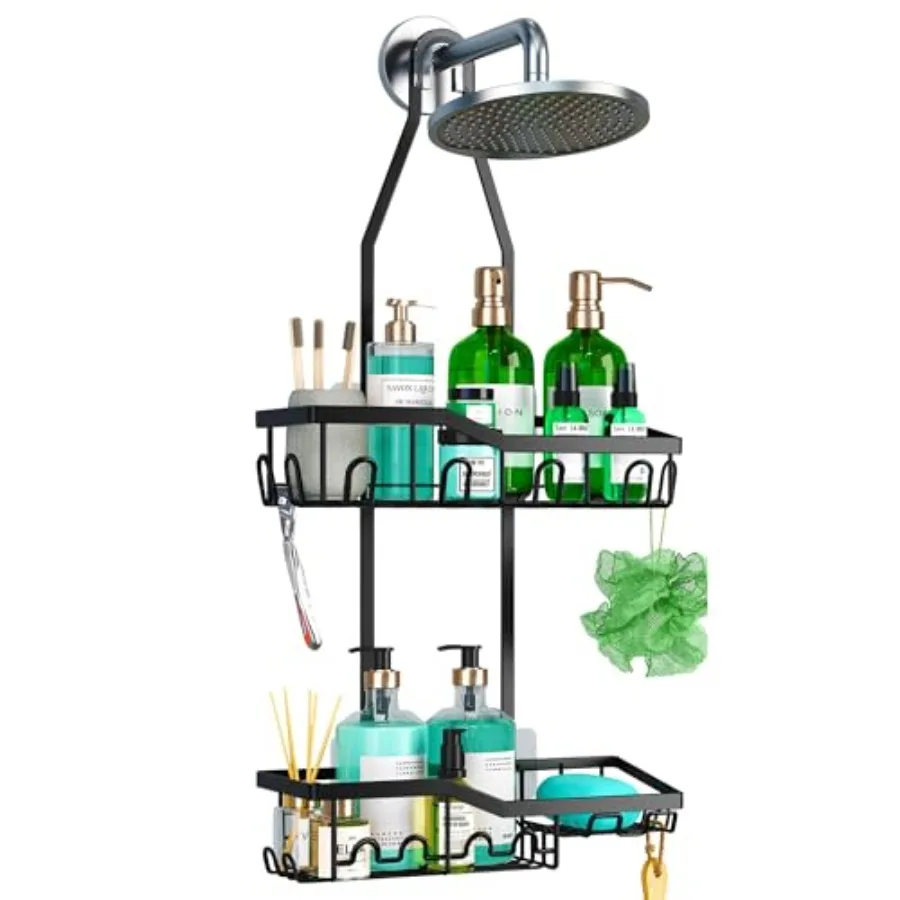 Shower Caddy HangingRustproof Anti-Swing Shower Organizer 2 Tier Hanging Bathroom Caddy Anti-swing and Non-slip Bathroom Organi
Shower Caddy HangingRustproof Anti-Swing Shower Organizer 2 Tier Hanging Bathroom Caddy Anti-swing and Non-slip Bathroom Organi