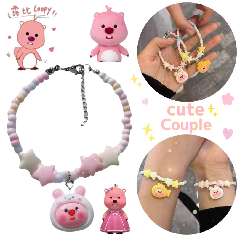 Cartoon loopy bracelet new creative high appearance value, fashionable and personalized, versatile student couple jewelry gift
Cartoon loopy bracelet new creative high appearance value, fashionable and personalized, versatile student couple jewelry gift