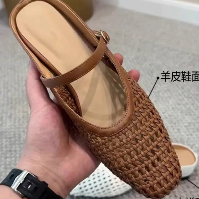 Shoes Female 2025 New Closed Toe Women's Slippers Fashion Outdoor Daily Summer Shallow Hollow Out Best Seller Flat Slippers
Shoes Female 2025 New Closed Toe Women's Slippers Fashion Outdoor Daily Summer Shallow Hollow Out Best Seller Flat Slippers