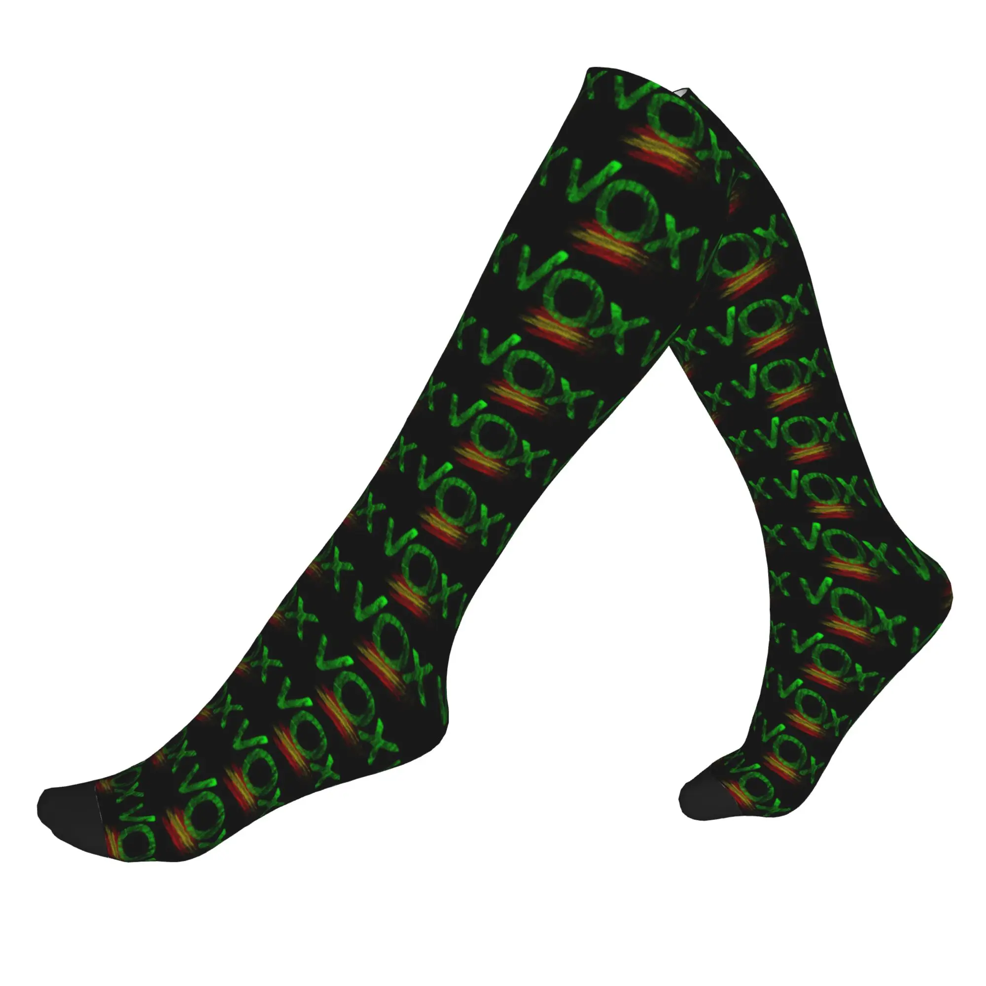 Kawaii Printed Spain Vox Logo Socks for Women Men Stretchy Summer Autumn Winter Spanish Political Party Sports Compression Socks
Kawaii Printed Spain Vox Logo Socks for Women Men Stretchy Summer Autumn Winter Spanish Political Party Sports Compression Socks