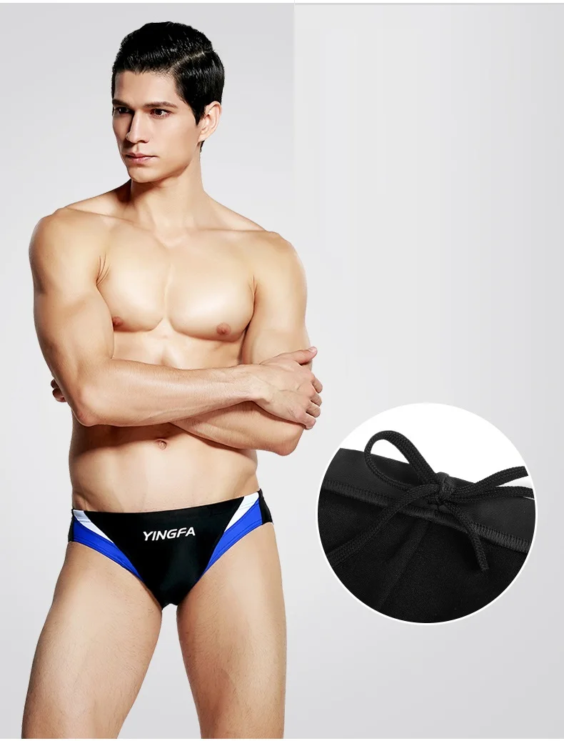 YINGFA Swimwear Men Boys Low Waist Swim Briefs Competitive Swimming Suit Triangle Racing Swimsuits
YINGFA Swimwear Men Boys Low Waist Swim Briefs Competitive Swimming Suit Triangle Racing Swimsuits