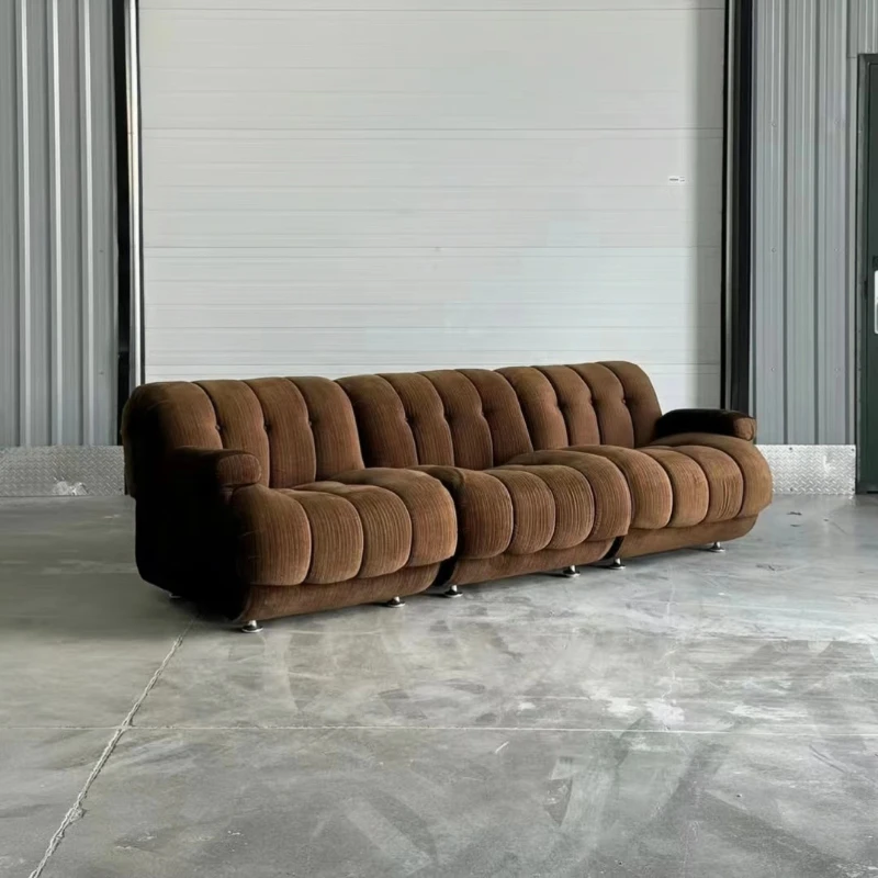 Medieval designer retro brown velvet combination sofa free combination three-person living room apartment leisure sofa
Medieval designer retro brown velvet combination sofa free combination three-person living room apartment leisure sofa