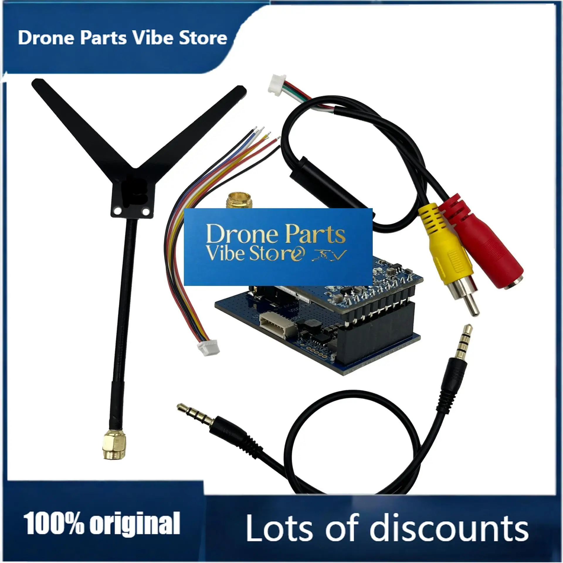 Drone PartsFLYTO 2.2G VRX VTX 1.6W/4.5W Simulated Image Transmitter Remote Transmission Accessories For Unmanned Aerial Vehicles
Drone PartsFLYTO 2.2G VRX VTX 1.6W/4.5W Simulated Image Transmitter Remote Transmission Accessories For Unmanned Aerial Vehicles