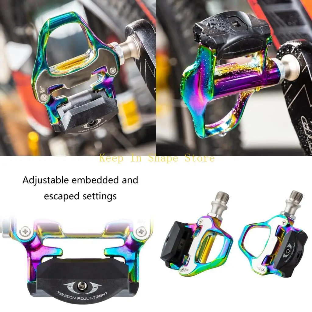 U1JC 1 Pair Self-Locking Pedals Mountain Road Bike SPD-SL Clipless Pedals Colorful MTB Cycling Accessories
U1JC 1 Pair Self-Locking Pedals Mountain Road Bike SPD-SL Clipless Pedals Colorful MTB Cycling Accessories