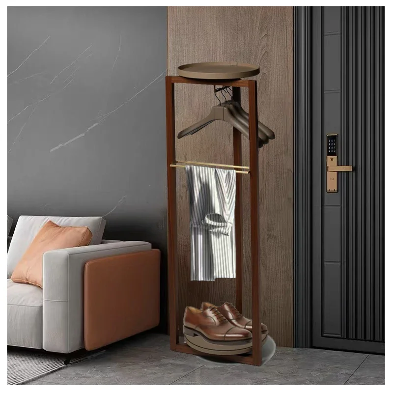 Multifunctional leather walnut hanger
Multifunctional leather walnut hanger