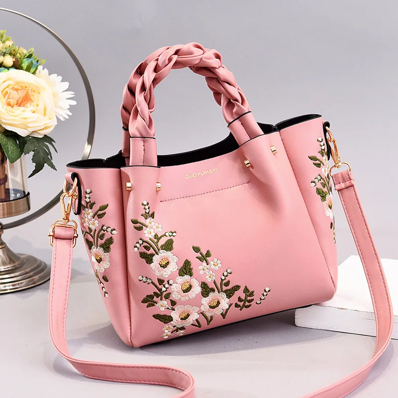 Luxury Embroidery Handbag for Women PU Leather Crossbody Bag Designer Handle Bag Brand Female Shoudler Bag Bolsas De Mujer
Luxury Embroidery Handbag for Women PU Leather Crossbody Bag Designer Handle Bag Brand Female Shoudler Bag Bolsas De Mujer