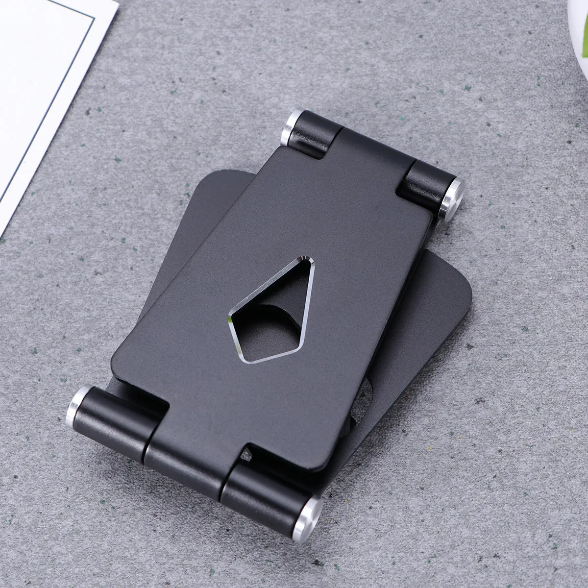 Desktop Mobile Phone Bracket Black Lazy Double Folding Portable Tablet Aluminum Alloy Support Frame Stable Horizontal Vertical
Desktop Mobile Phone Bracket Black Lazy Double Folding Portable Tablet Aluminum Alloy Support Frame Stable Horizontal Vertical