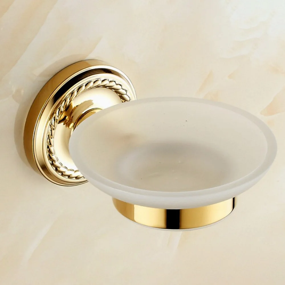 Luxury Gold Brass Soap Basket Wall Mounted Soap Dish Holder Soap Glass Dish Bathroom Accessories Lba612
Luxury Gold Brass Soap Basket Wall Mounted Soap Dish Holder Soap Glass Dish Bathroom Accessories Lba612