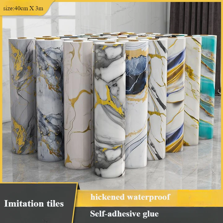 40cm X 3m imitation tiles marble wall stickers background wallpaper self-adhesive waterproof moisture-proof wall renovation
40cm X 3m imitation tiles marble wall stickers background wallpaper self-adhesive waterproof moisture-proof wall renovation