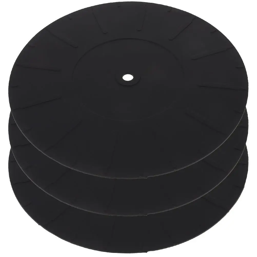 3 Pcs Vinyl Records Turntable Pad Silicone Player Accessories Mat Protective Black Slipmat Recorder
3 Pcs Vinyl Records Turntable Pad Silicone Player Accessories Mat Protective Black Slipmat Recorder