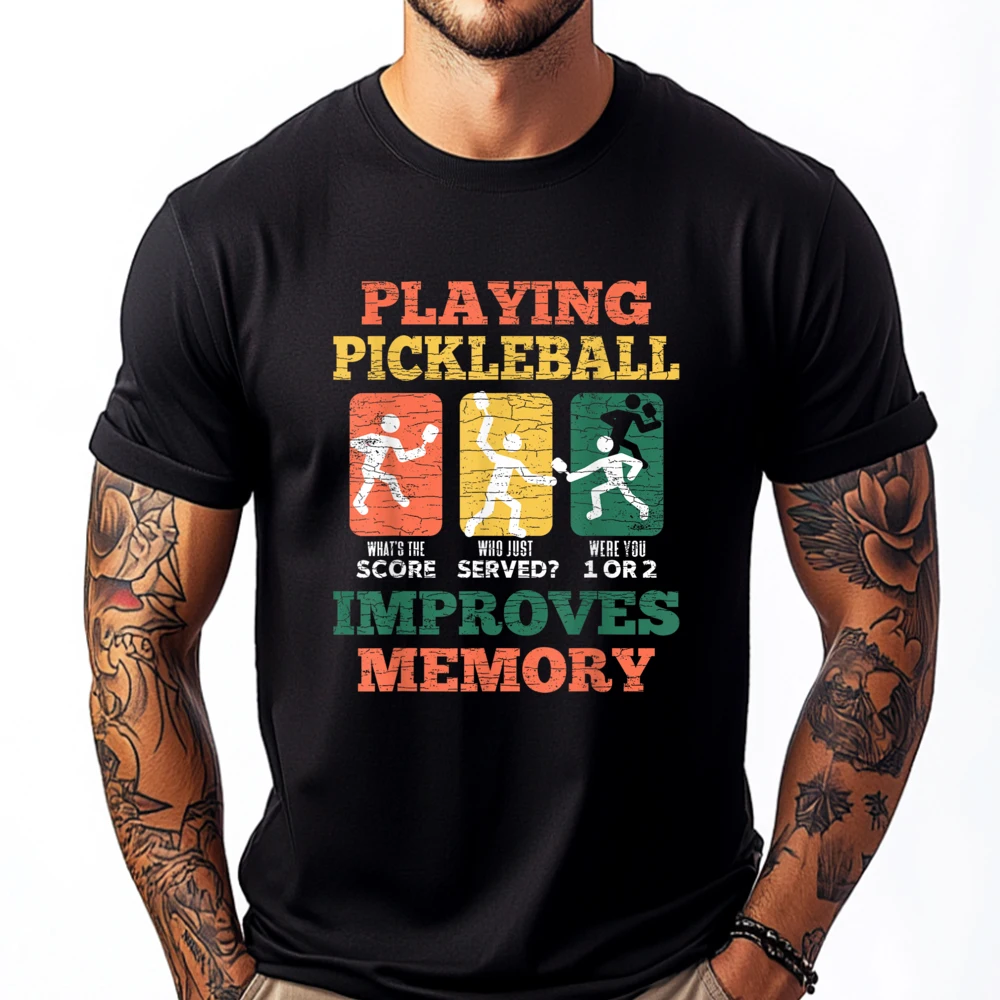 Pickleball Player Paddleballplaying Pickleball Improves Memory Oversized T Shirt Youth Men's Shirts Casual
Pickleball Player Paddleballplaying Pickleball Improves Memory Oversized T Shirt Youth Men's Shirts Casual