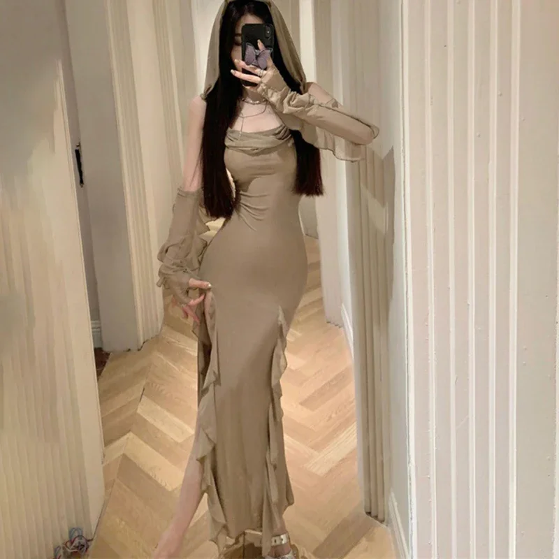 Modern Dance Coffee Dresses Practice Clothes Oriental Performance Sexy Women Dresses Stage Dance Costume Nightclub Costume
Modern Dance Coffee Dresses Practice Clothes Oriental Performance Sexy Women Dresses Stage Dance Costume Nightclub Costume