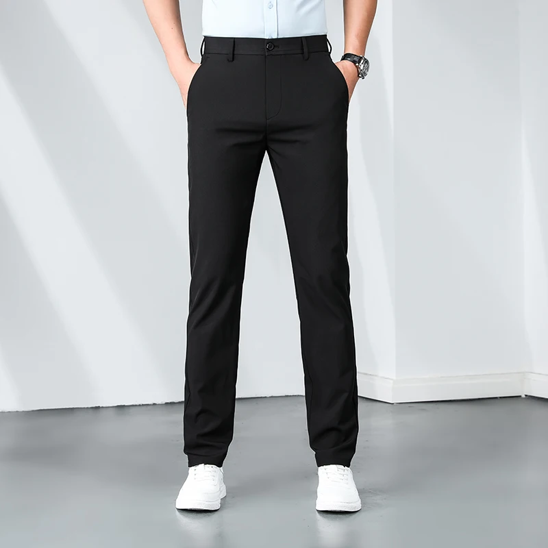 Брюки Slim Fit Офисные мужские свадебные брюки Летняя мода Мужские костюмные брюки Чистый цвет Деловые формальные длинные брюки до щиколотки
Брюки Slim Fit Офисные мужские свадебные брюки Летняя мода Мужские костюмные брюки Чистый цвет Деловые формальные длинные брюки до щиколотки
