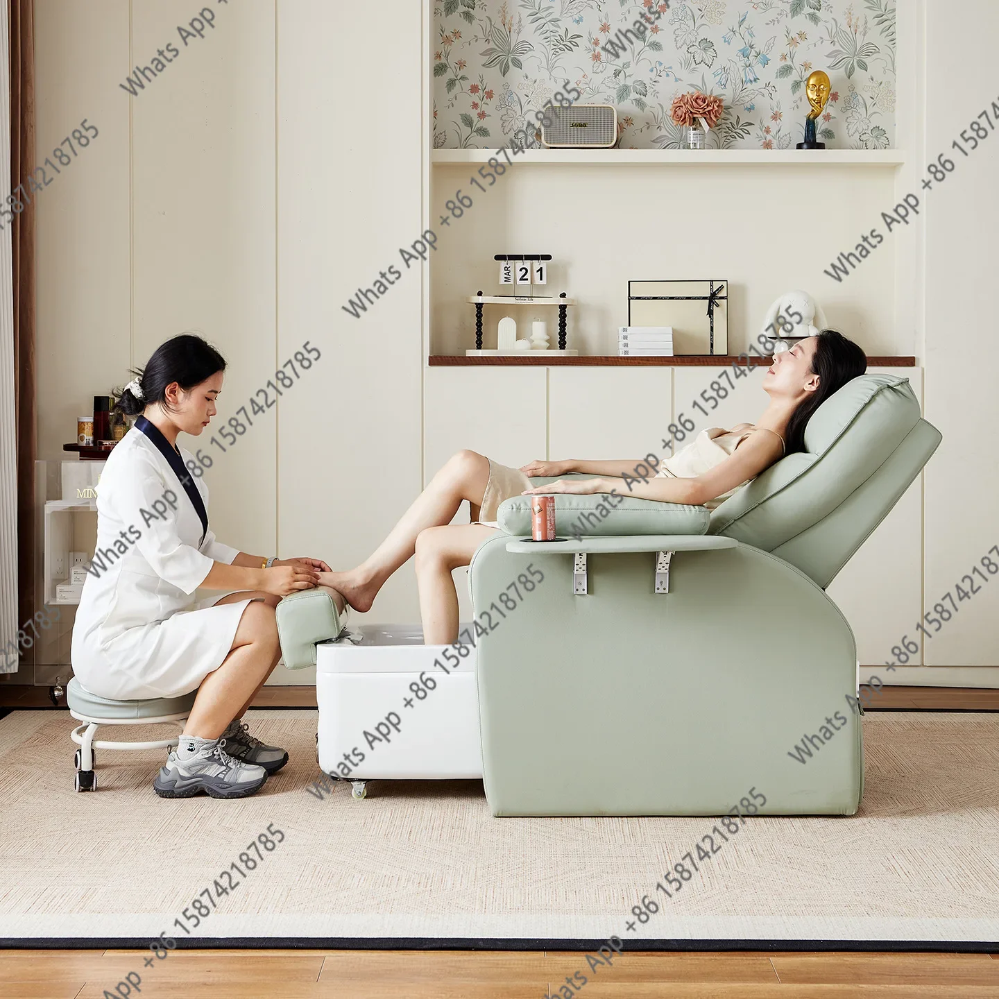 X65 Nail Art Foot Bath Sofa Electric Foot Beauty Integrated Recliner Beauty Salon Special Multi-functional Foot Massage Chair
X65 Nail Art Foot Bath Sofa Electric Foot Beauty Integrated Recliner Beauty Salon Special Multi-functional Foot Massage Chair