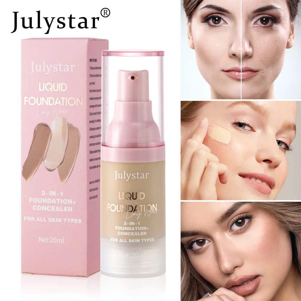 Julystar Foundation Concealer Long-lasting Non-makeup Moisturizing Vacuum Foundation
Julystar Foundation Concealer Long-lasting Non-makeup Moisturizing Vacuum Foundation