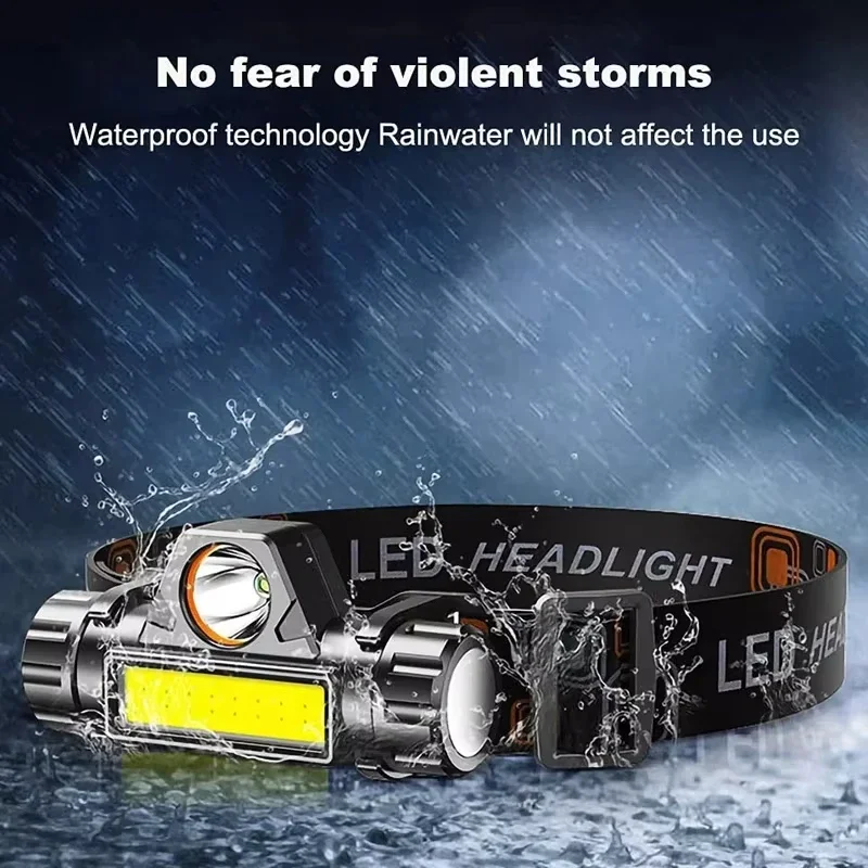Rechargeable COB LED USB Headlamp Strong Magnetic Powerful Headlight Super Bright Waterproof Head Torch For Outdoor Fishing
Rechargeable COB LED USB Headlamp Strong Magnetic Powerful Headlight Super Bright Waterproof Head Torch For Outdoor Fishing