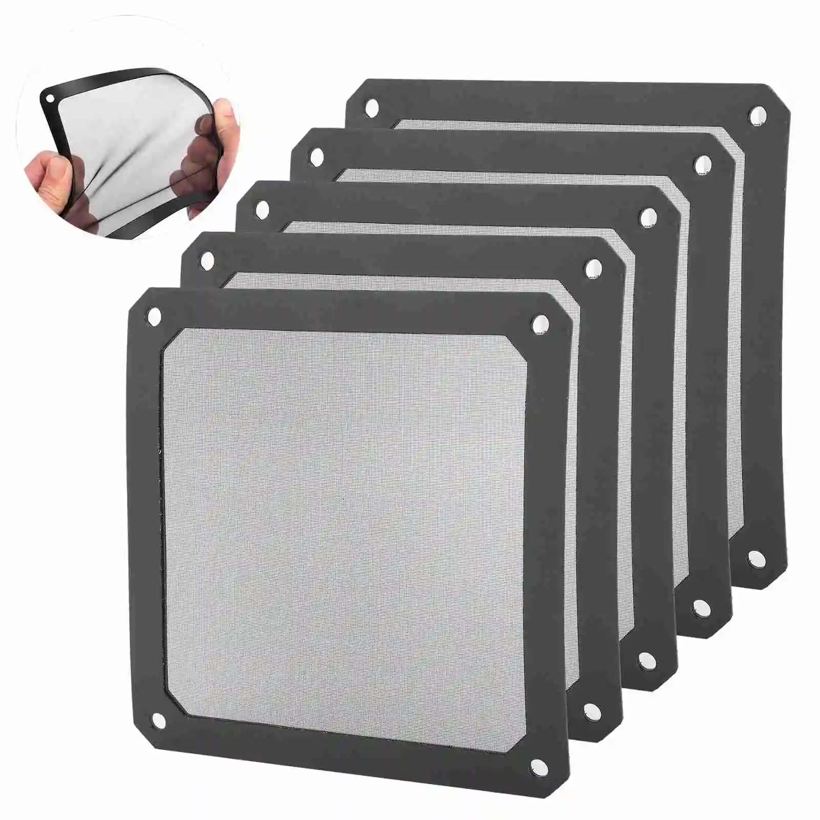 PC Cooler Fan Filter PVC Magnetic Computer Mesh Frame Dust Filter Dustproof Computer Case Cover
PC Cooler Fan Filter PVC Magnetic Computer Mesh Frame Dust Filter Dustproof Computer Case Cover