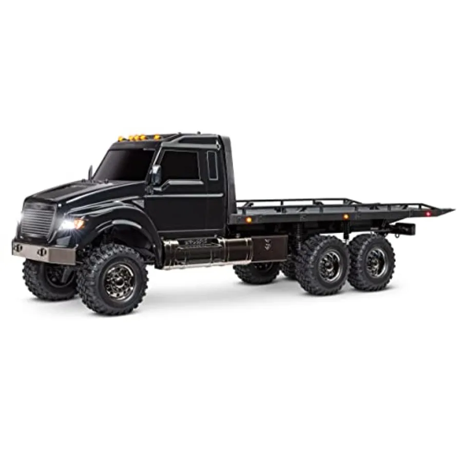 TRX-6 ULT RC Hauler W/Winch for off-road hauling, durable ABS plastic body, black with red accents, integrated winch and high-t
TRX-6 ULT RC Hauler W/Winch for off-road hauling, durable ABS plastic body, black with red accents, integrated winch and high-t