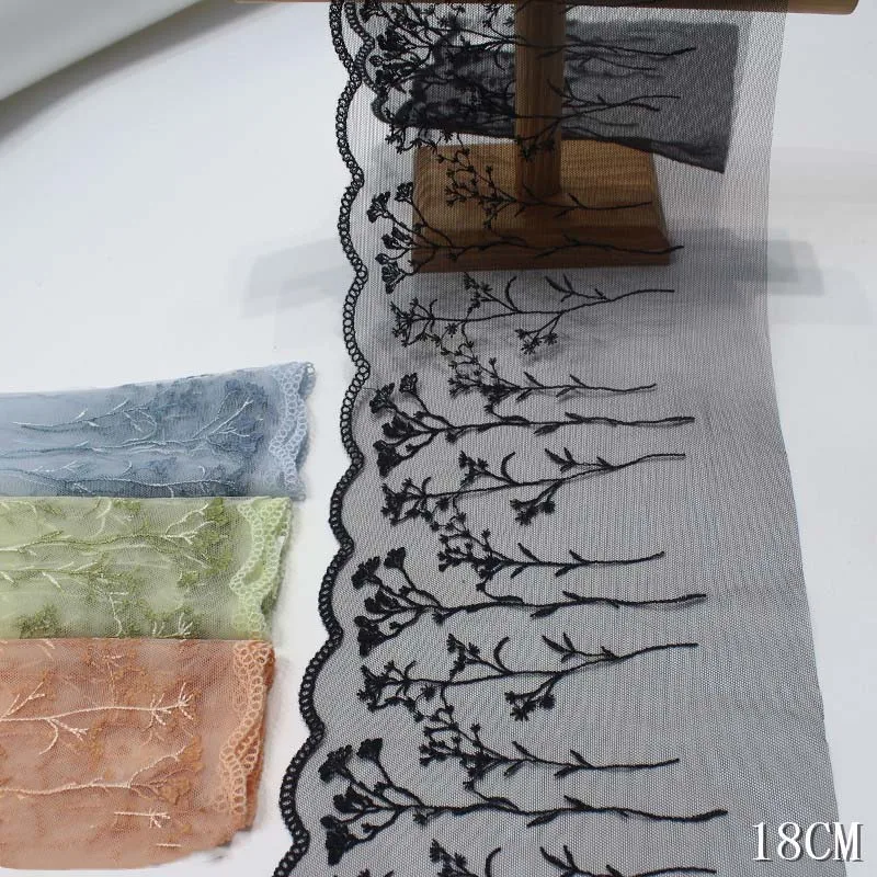 31Yards Polyester Soft Black Green Flower Embroidery Tulle Fancy Lace for Wedding Dress Underwear Hem Curtain
31Yards Polyester Soft Black Green Flower Embroidery Tulle Fancy Lace for Wedding Dress Underwear Hem Curtain
