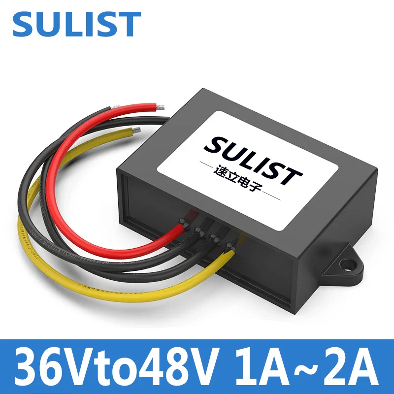 36V to 48V1A DC Booster Module 36V to 48V1.5A Power Converter 36V to 48V2A Waterproof Booster
36V to 48V1A DC Booster Module 36V to 48V1.5A Power Converter 36V to 48V2A Waterproof Booster