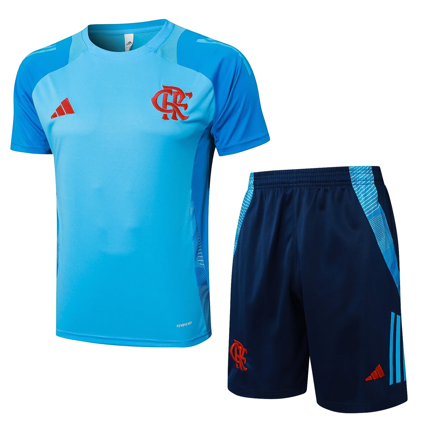 Adidas Soccer Jerseys Men Breathable Polyester Comfortable Short-sleeved and Above-the-knee Shorts Training Suit Blue
Adidas Soccer Jerseys Men Breathable Polyester Comfortable Short-sleeved and Above-the-knee Shorts Training Suit Blue