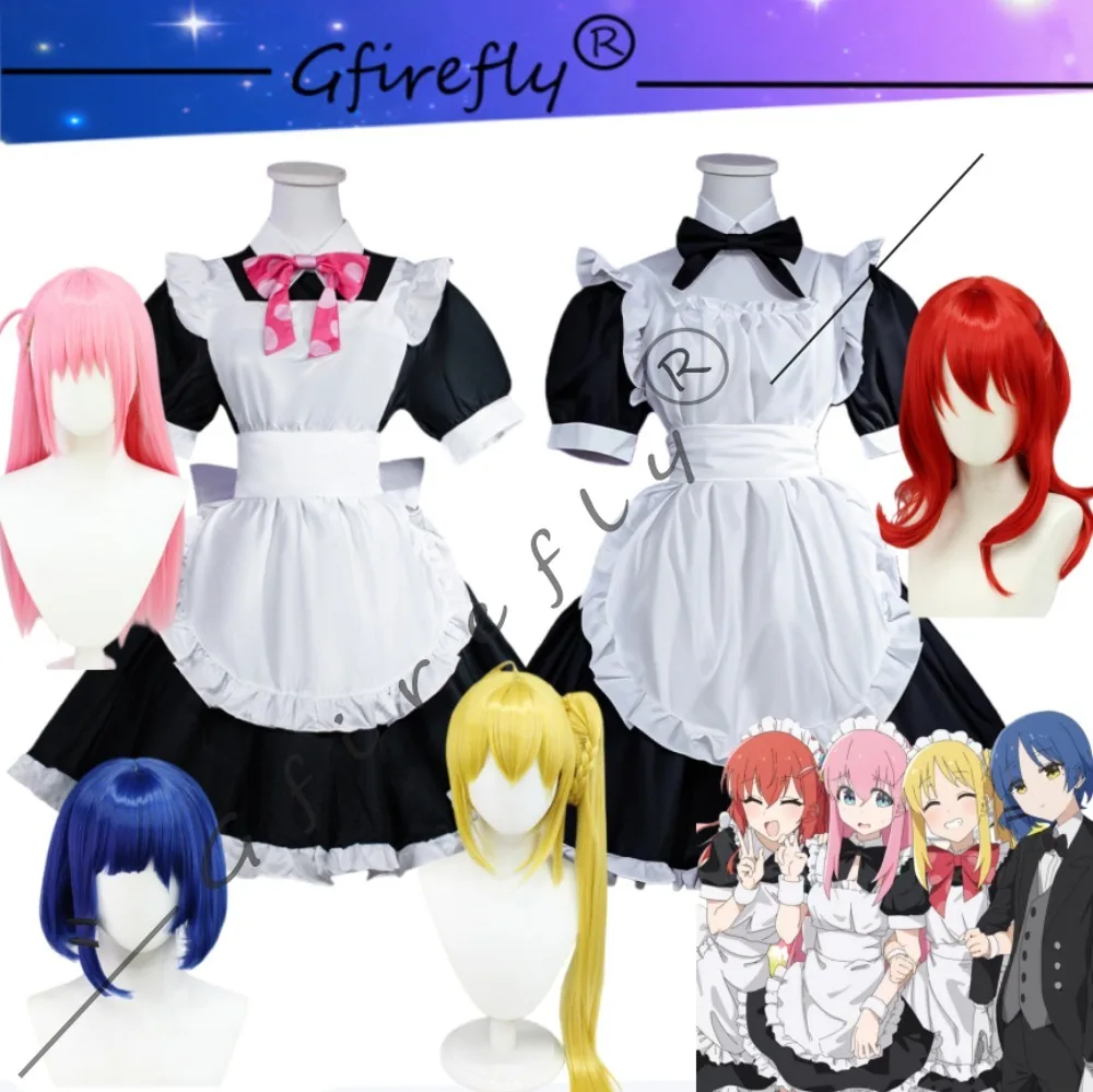 Bocchi The Rock! Maid Cosplay Costumes Hitori Gotoh Nijika Ijichi Kita Ikuyo Cos Outfits Anime Halloween Party Dress Up Suit
Bocchi The Rock! Maid Cosplay Costumes Hitori Gotoh Nijika Ijichi Kita Ikuyo Cos Outfits Anime Halloween Party Dress Up Suit