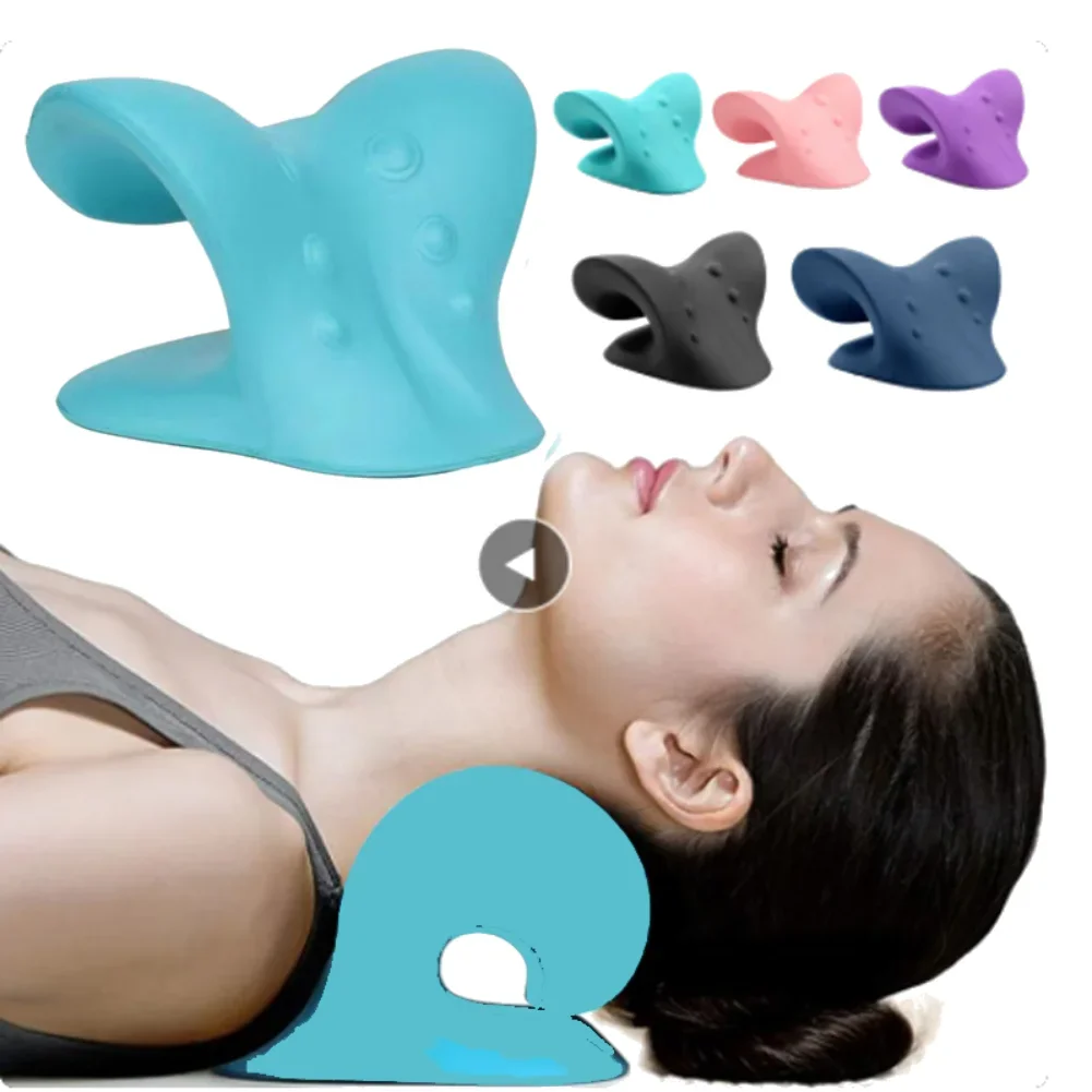 Ergonomic Neck Traction Pillow Pain Relief Neck and Shoulder Relaxer Chiropractic Pillow for TMJ Headache Muscle Tension Pillow
Ergonomic Neck Traction Pillow Pain Relief Neck and Shoulder Relaxer Chiropractic Pillow for TMJ Headache Muscle Tension Pillow
