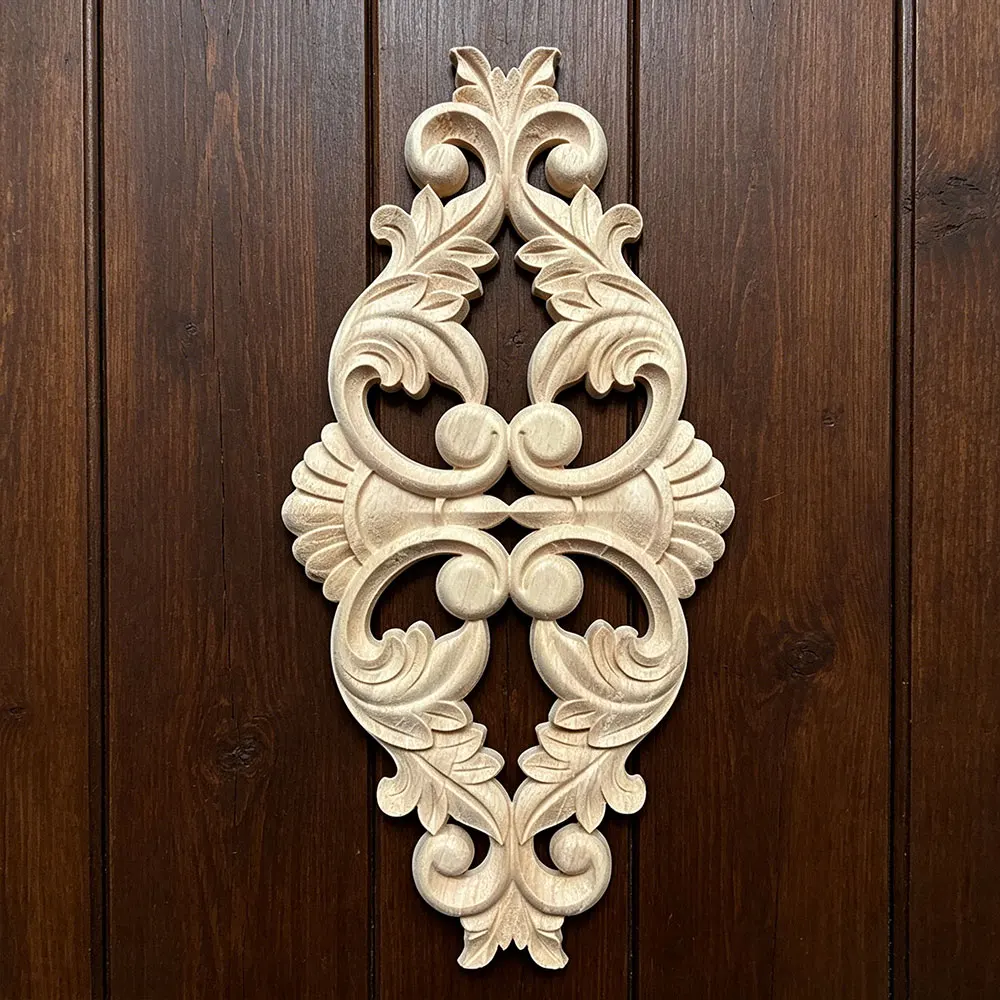 33-40cm Wood Decal Corner Wood Applique Onlay Home Window Unpainted Ornamental Furniture Bed Door Cabinet Decor
33-40cm Wood Decal Corner Wood Applique Onlay Home Window Unpainted Ornamental Furniture Bed Door Cabinet Decor