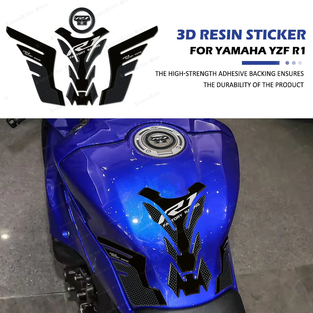 For Yamaha YZF-R1 Yzf R1 R 1 2015-2024 Motorcycle Accessories 3D Epoxy Resin Tank Pad Protection Sticker
For Yamaha YZF-R1 Yzf R1 R 1 2015-2024 Motorcycle Accessories 3D Epoxy Resin Tank Pad Protection Sticker