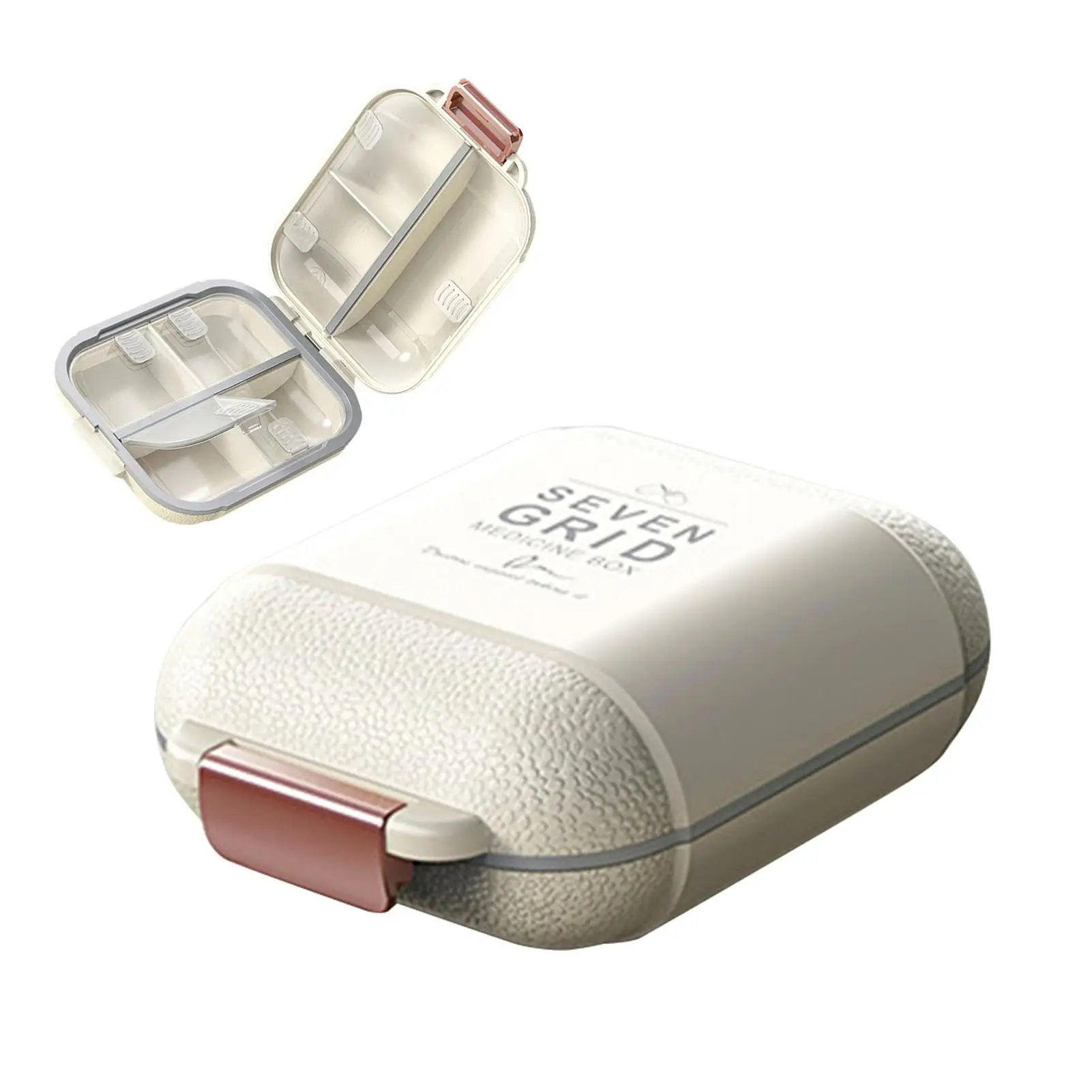 Portable Small Medicine Box Moisture-Proof Sealed Flip-Top Design Waterproof Design Vitamin And Medicine Storage Box
Portable Small Medicine Box Moisture-Proof Sealed Flip-Top Design Waterproof Design Vitamin And Medicine Storage Box