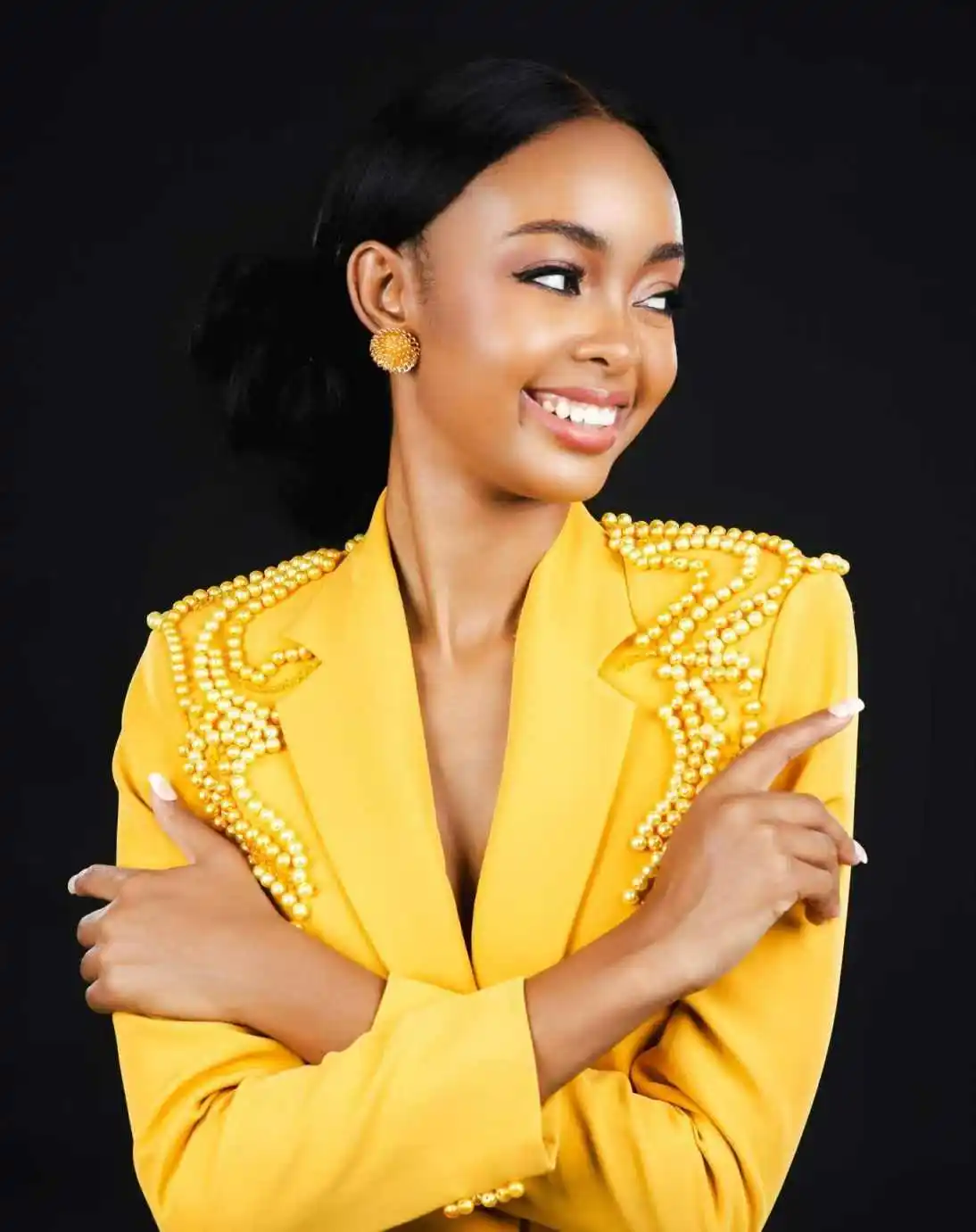 Pearls Yellow Women Suits Set 2 Piece Blazer+Pants Trousers Tassel Luxury Customized Formal Office Lady Jacket Wedding Coat
Pearls Yellow Women Suits Set 2 Piece Blazer+Pants Trousers Tassel Luxury Customized Formal Office Lady Jacket Wedding Coat